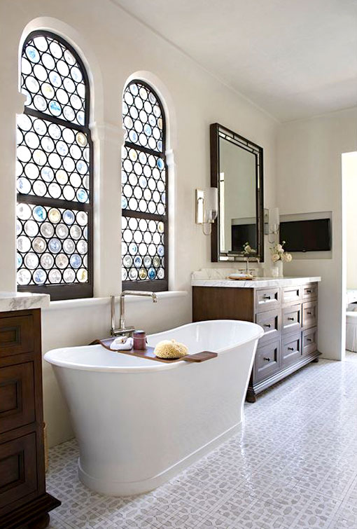 Mosaic House Moroccan tile Nejarine 1-26 White Polar White  cement, encaustic, field, pattern, star 